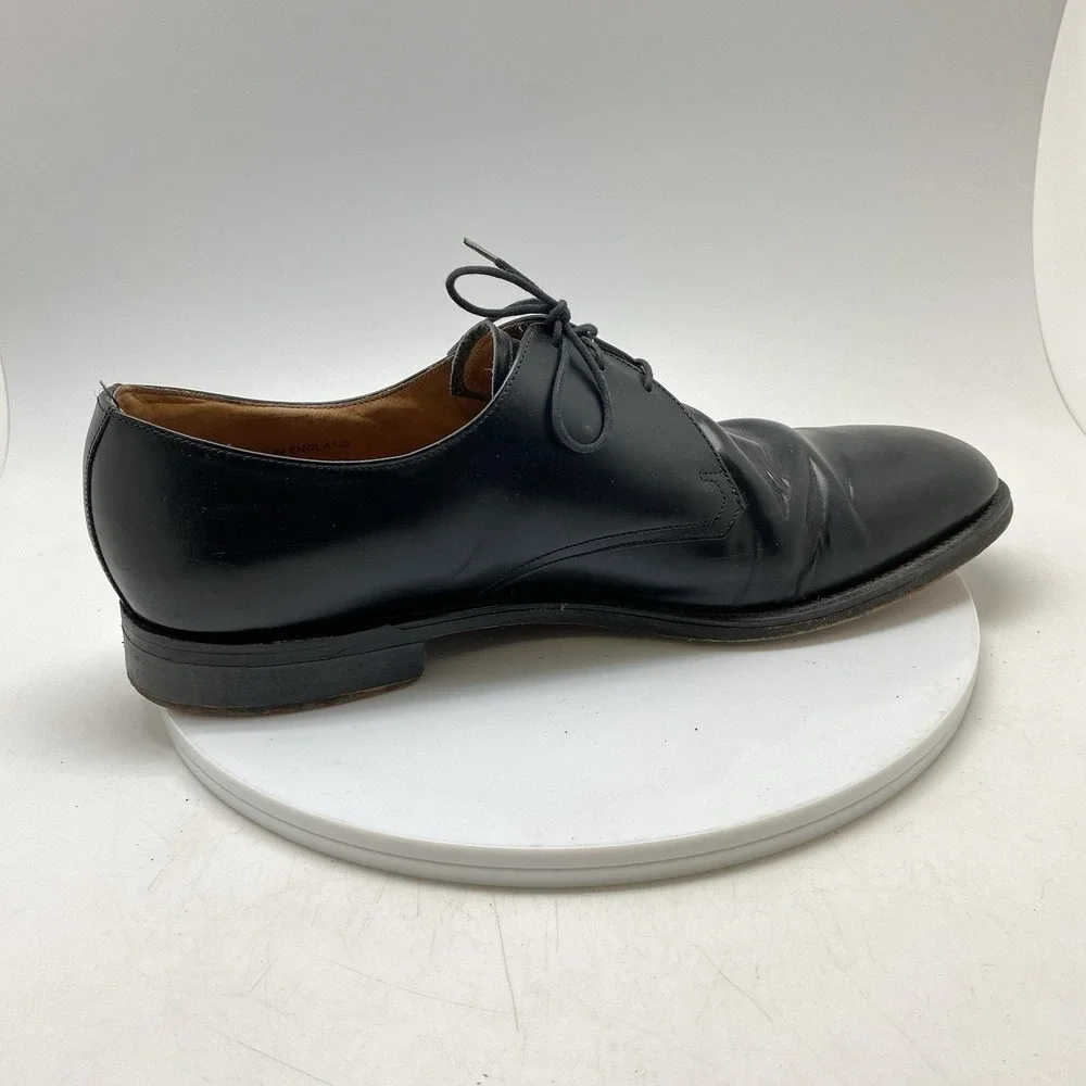 William‎ Chatsworth Oxford Dress Shoes Mens 13 D Black Leather England Preppy
